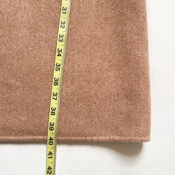 Meilleur Moment Double Breasted Wool Coat Coffee Tan Size XS - Picture 9 of 11